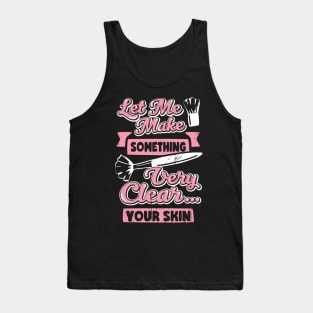 Make-Up Artist Beauty Cosmetologist Gift Tank Top